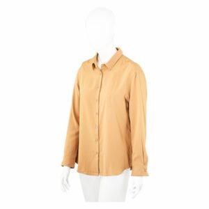 Blusa Manga Larga Abierta Con Botones MGX BASIC