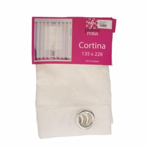 Cortina Visillo Ramas POMAROSA 135 X 228 CM