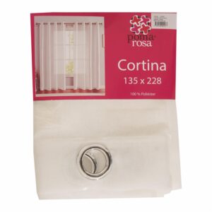 Cortina Visillo Hoja POMAROSA 135 X 228 CM