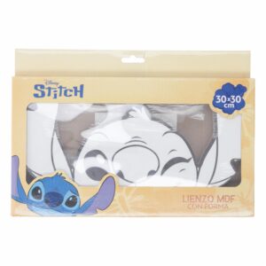 Set Lienzo Mdf Stitch Con Pintura Y Pincel LANCER 30X30 CM