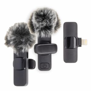 Micrófono Doble Con Entrada Lightning NITRON Inalámbrico