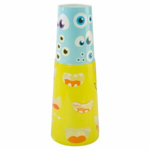 Botella Con Vasito Monstruos PLASÚTIL 960 Ml