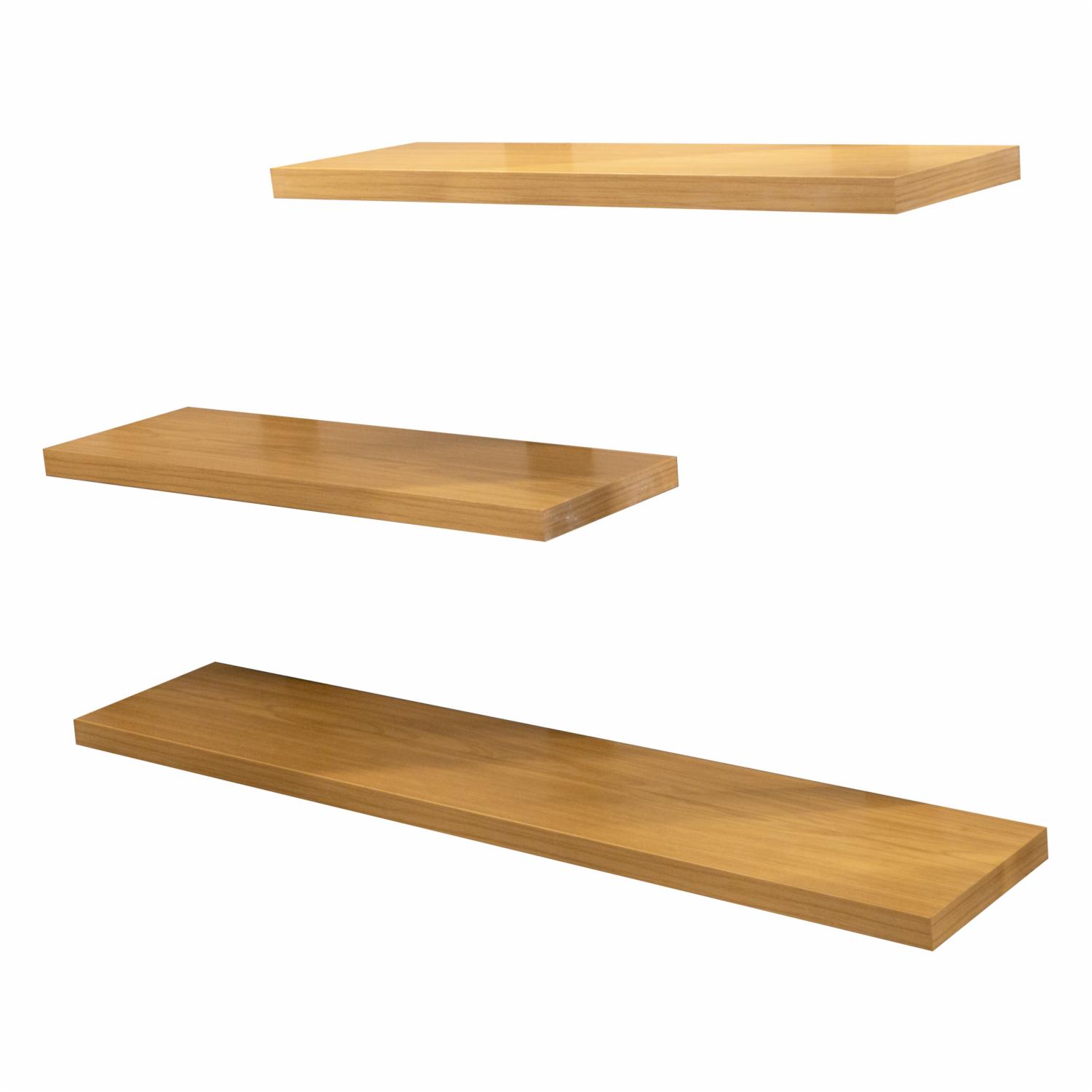 Pánel De Pared 3 Repisas Freijo DALLA COSTA MDF - Imagen 2