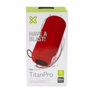 Parlante Kx Spkr 16W Ipx7 Tws Rojo KLIPXTREME Bluetooth