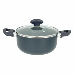 Olla Inducción Antiadherente Azul RAVELLI 20 Cm