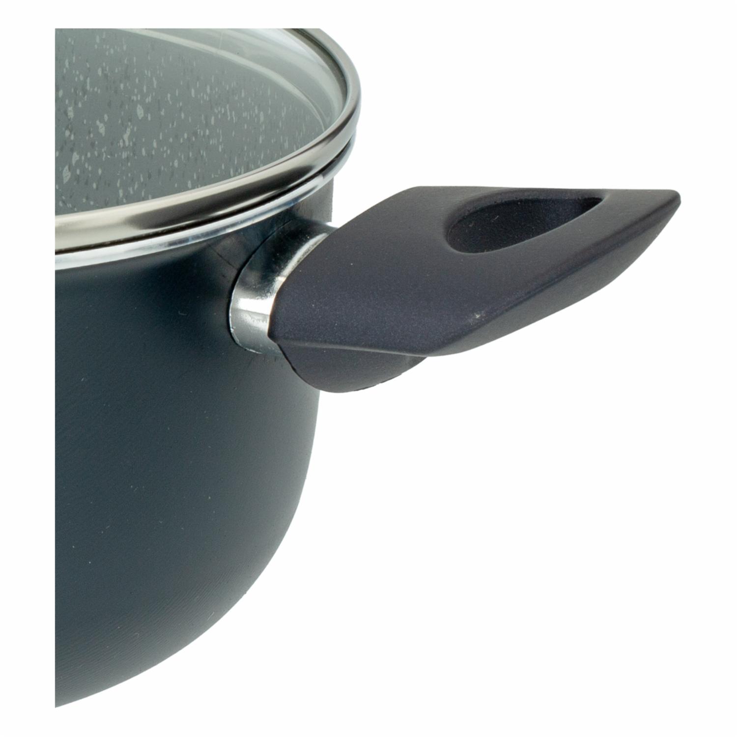 Olla Inducción Antiadherente Azul RAVELLI 20 Cm
