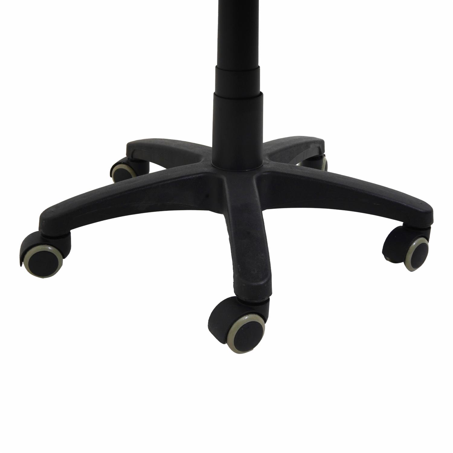 Silla De Oficina Negra Con Espaldar Verde FREE HOME Textil