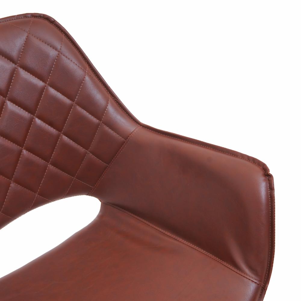 Silla Auxiliar Café FREE HOME Cuerina y Metal - Imagen 5