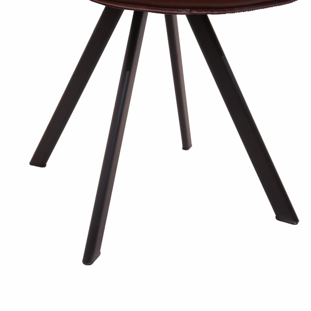 Silla Auxiliar Café FREE HOME Cuerina y Metal - Imagen 6