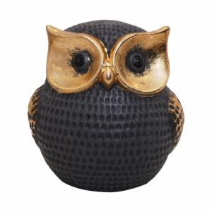 Buho Decorativa De Poliresina JOY 17.5 X 15.5 X 18.5 Cm