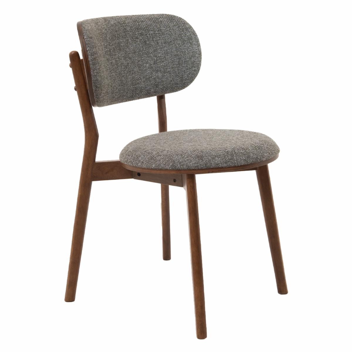 Silla Auxiliar MOBILIA Madera De Caucho Y Textil