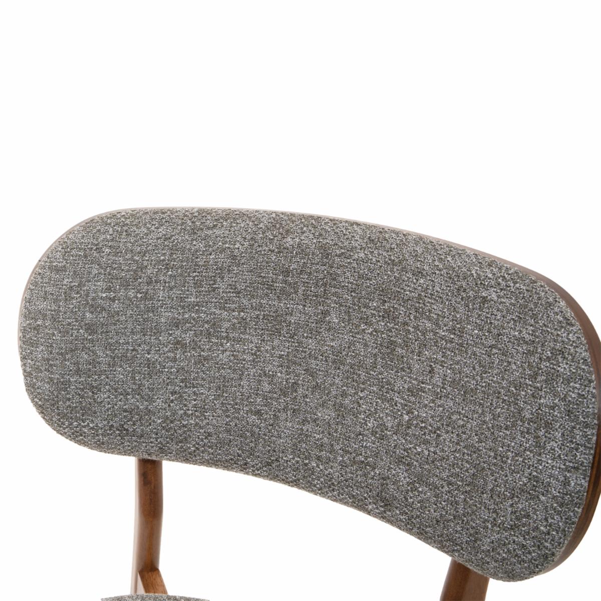 Silla Auxiliar MOBILIA Madera De Caucho Y Textil