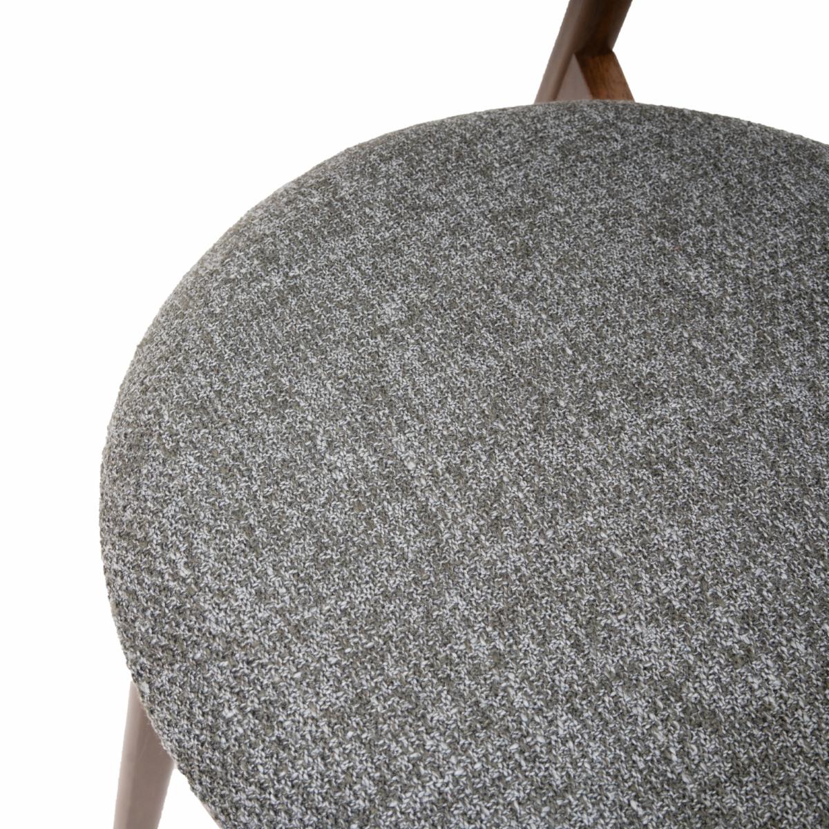 Silla Auxiliar MOBILIA Madera De Caucho Y Textil
