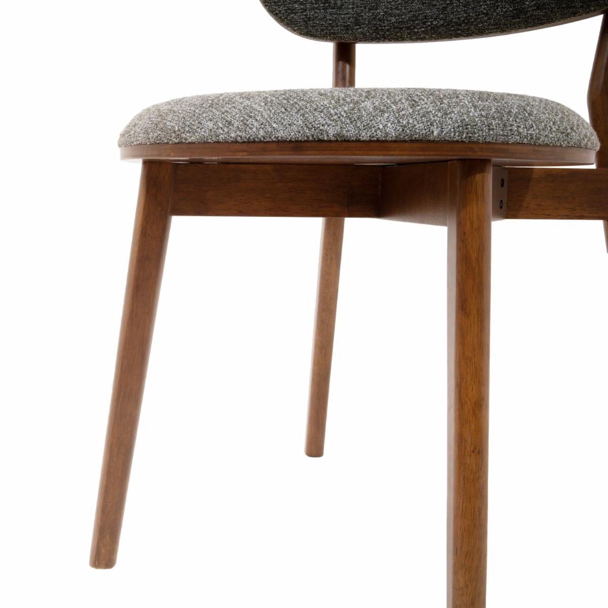 Silla Auxiliar MOBILIA Madera De Caucho Y Textil