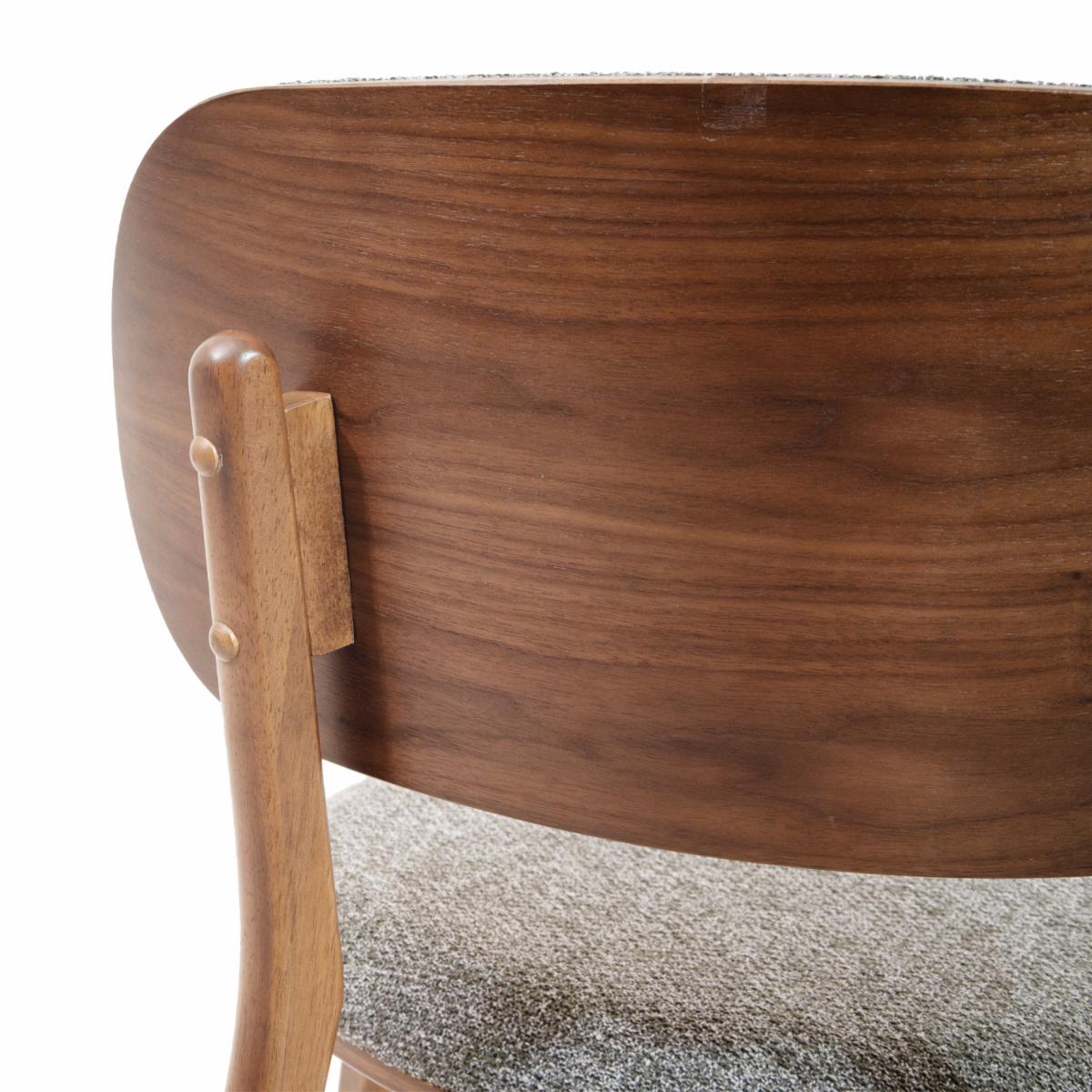 Silla Auxiliar MOBILIA Madera De Caucho Y Textil