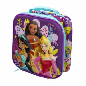 Lonchera 3D Insulada Princesas Courageous Heart DISNEY 22x10x24 Cm