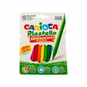 Crayones Plastello CARIOCA X 12 piezas