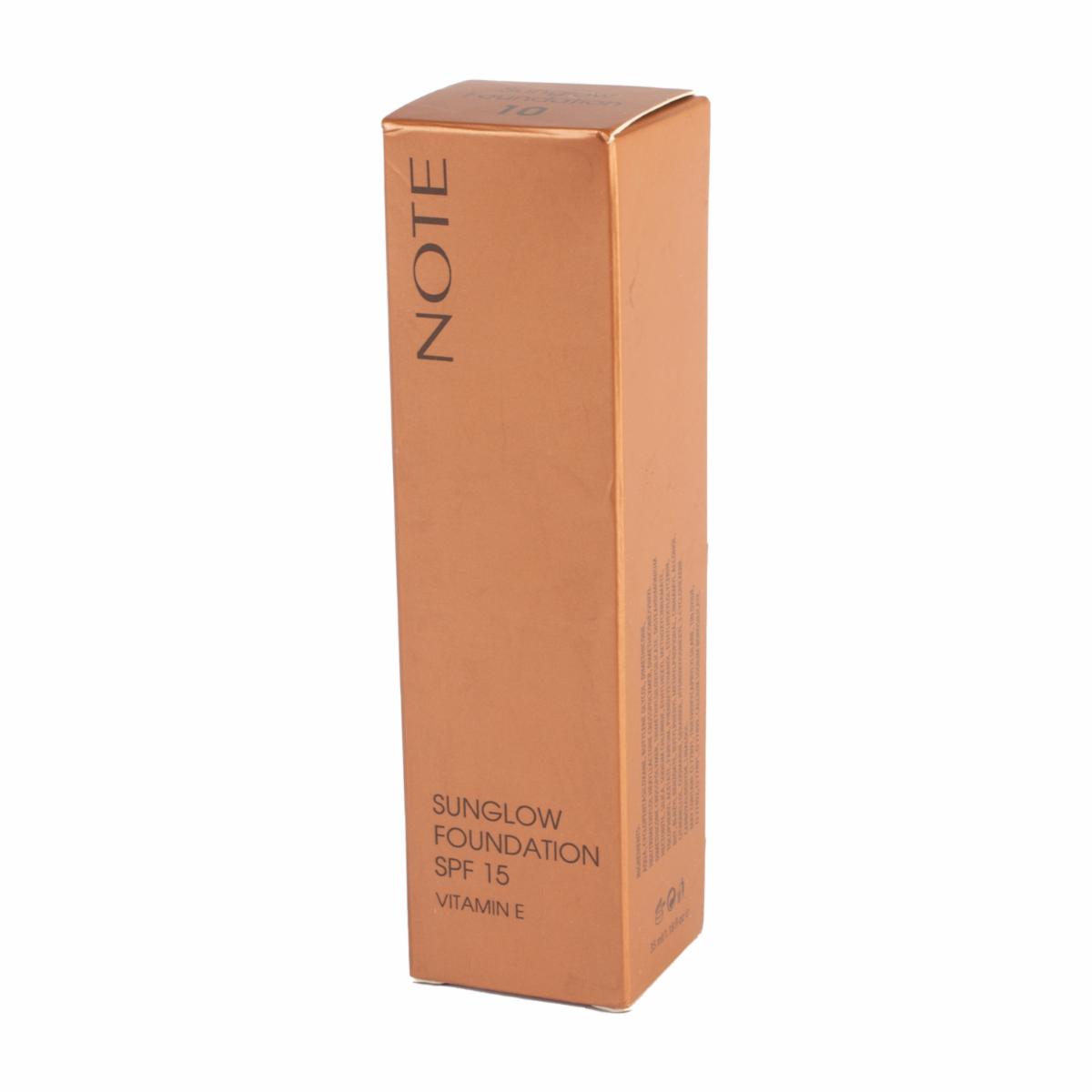 Base De Maquillaje Sunglow Foundation 10 NOTE Unidad - Imagen 4