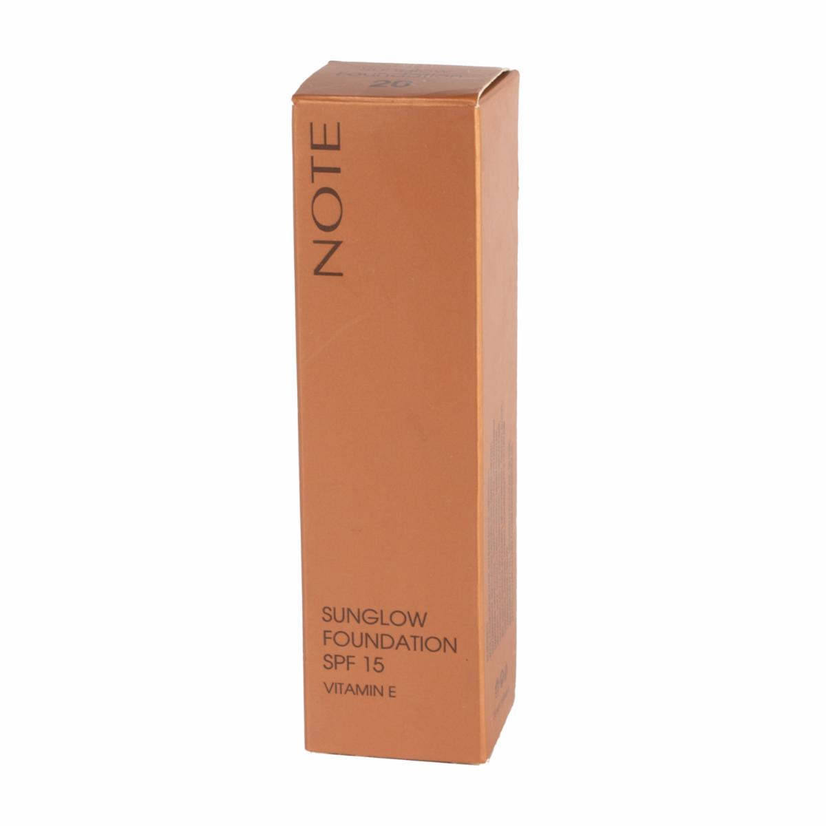 Base De Maquillaje Sunglow Foundation 20 NOTE Unidad - Imagen 4