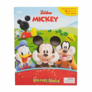 Libro Disney Mickey Diverti-Libros PHIDAL 10 Páginas