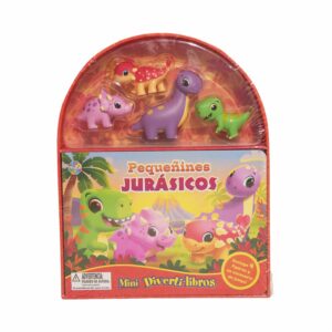 Libro Mini Divertilibros Pequenos Jurasicos PHIDAL 10 Páginas