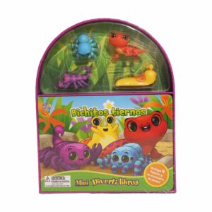Libro Tiernas Criaturas Bichos Mini Divertilibros PHIDAL 15 Páginas