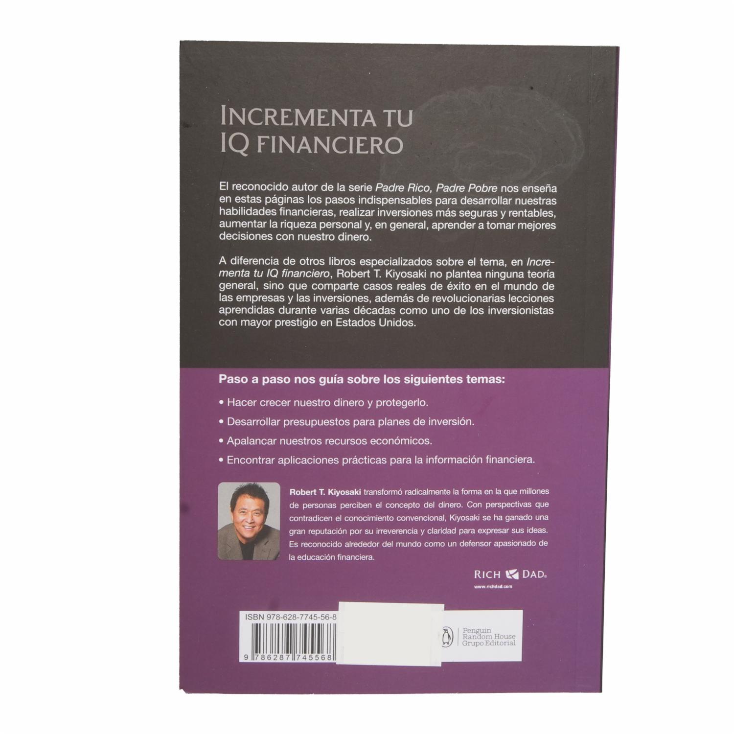 Libro Incrementa Tu IQ Financiero DEBOLSILLO 254 Páginas - Imagen 2