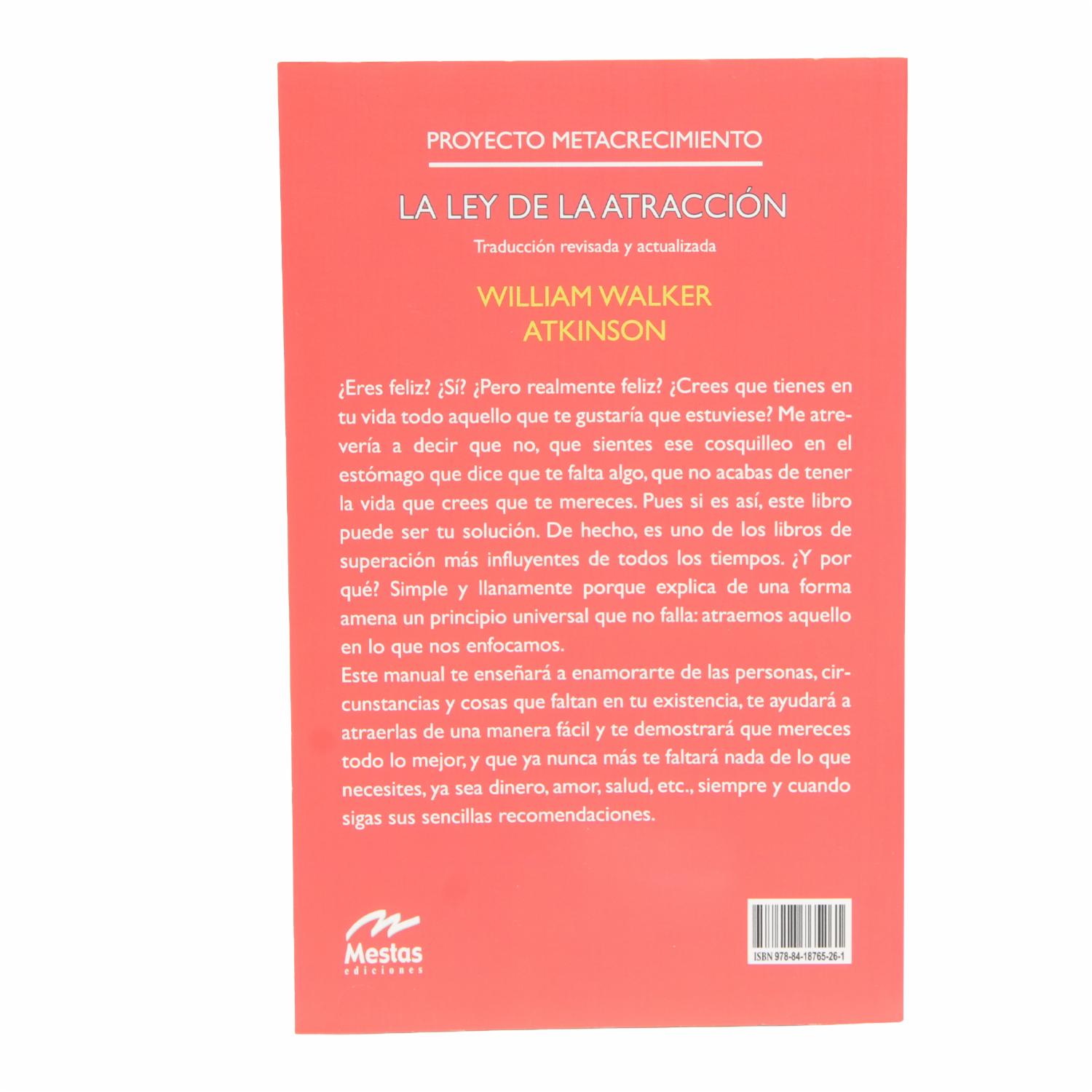 Libro La Ley De La Atracción MESTAS 128 Páginas