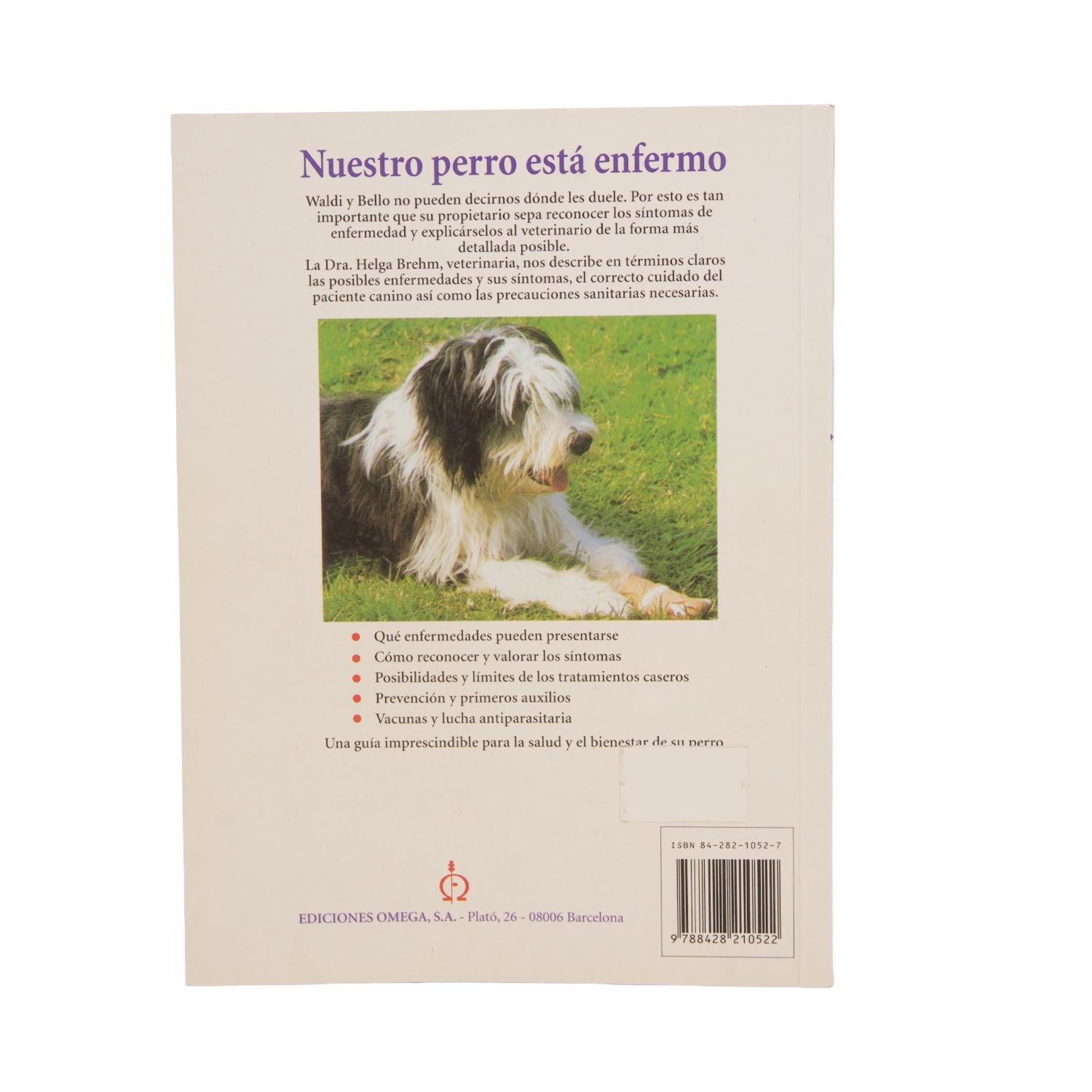 Libro Nuestro Perro Esta Enfermo OMEGA 74 Páginas - Imagen 2