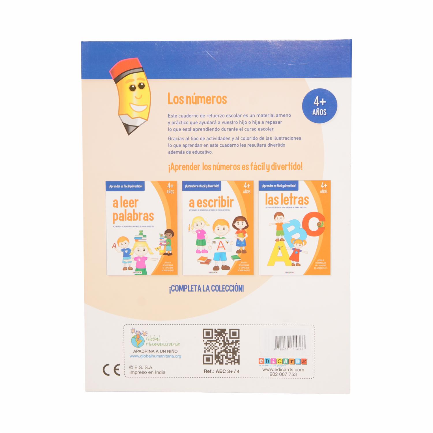 Libro Números 4 Años Actividades De Repaso EDICARDS 15 Páginas - Imagen 2