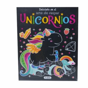 Libro Arte De Raspar Unicornios SALDAÑA 30 Páginas