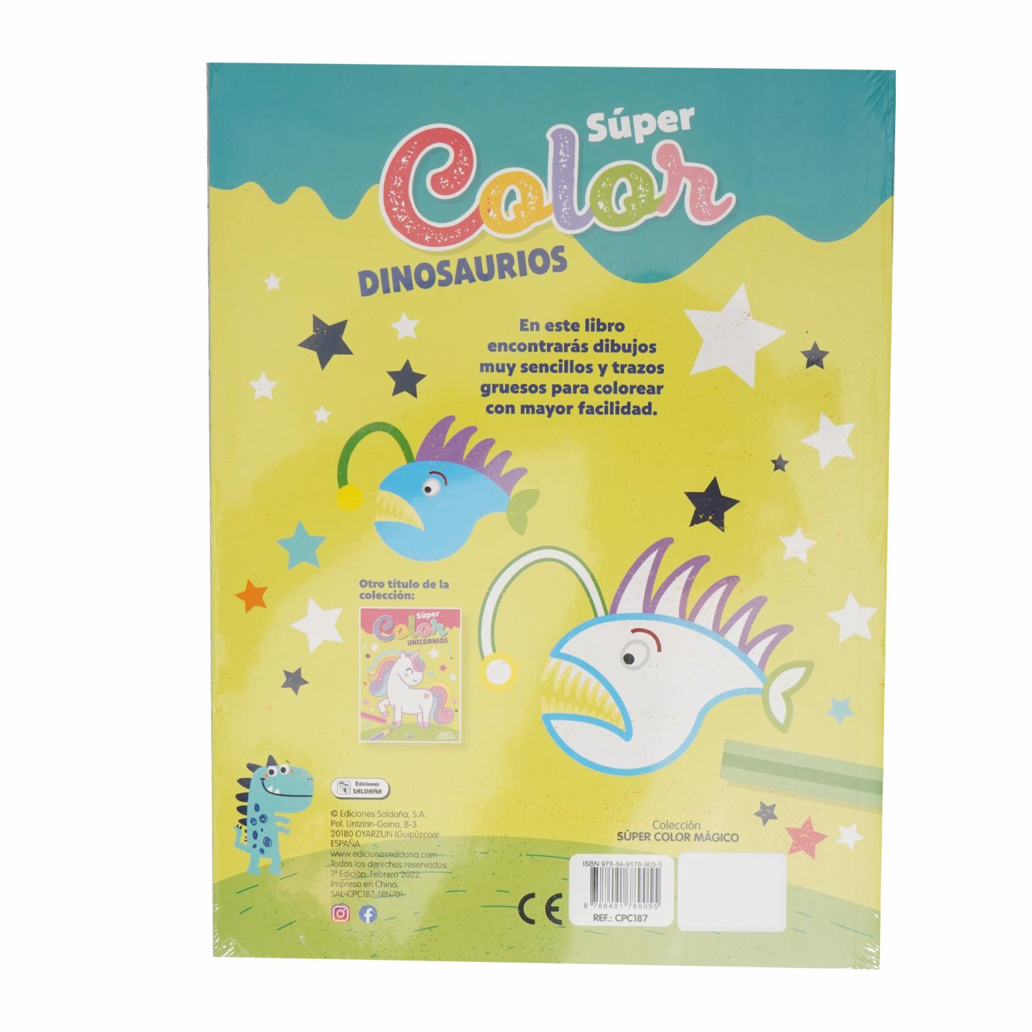 Libro Súper Color Mágico SALDAÑA 25 Páginas