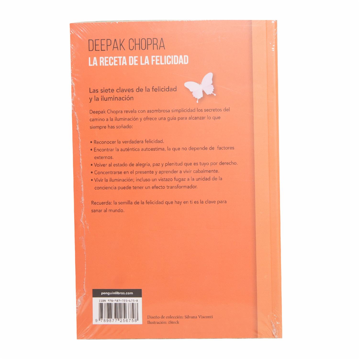 Libro La Receta De La Felicidad DEBOLSILLO 150 Páginas