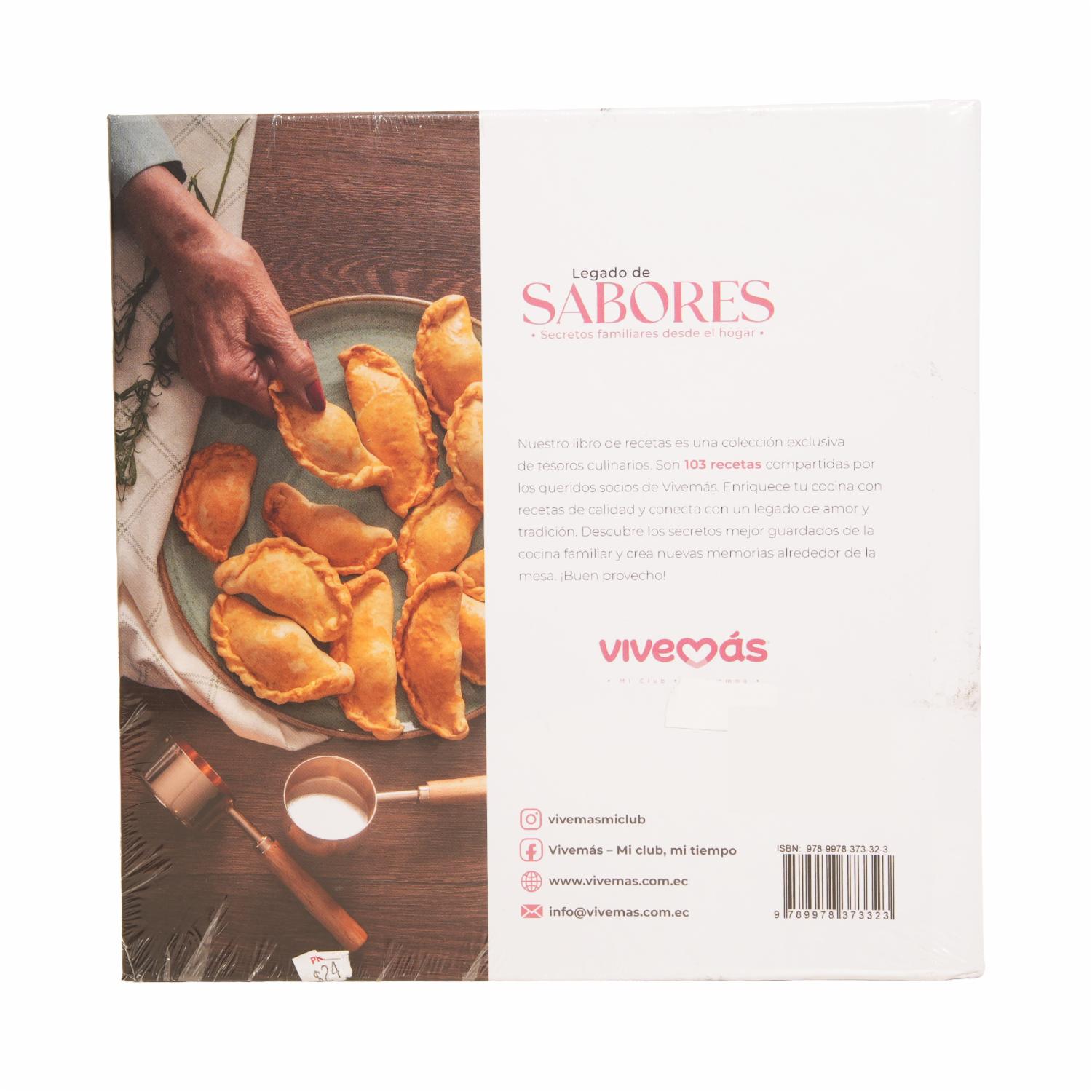 Libro Legado De Sabores Secretos Familiares Desde El Hogar TAQUINA 224 Páginas