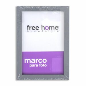Porta Retrato Unicolor Gris FREE HOME Unidad