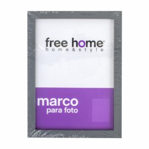 Porta Retrato Unicolor Gris FREE HOME Unidad