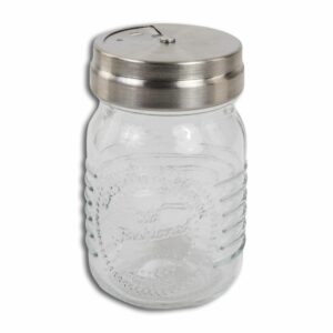 Frasco De Vidrio Con Tapa Metálica Para Especias OLD FASHIONED Unidad