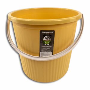 Balde Plástico Multiuso Color Morado Verde HONG YA Unidad