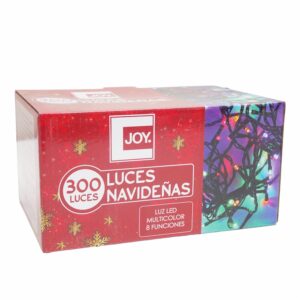 Luces Navideñas Led Multicolor 8 Funciones JOY X 300 Uds