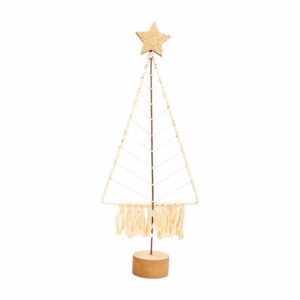 Adorno Navideño Árbol Dorado Con Estrella JOY Unidad