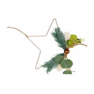 Estrella Navideña Dorada Colgante Con Ramas JOY Unidad