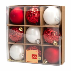 Set Caja De Bombillos Color Rojo Y Blanco JOY Unidad