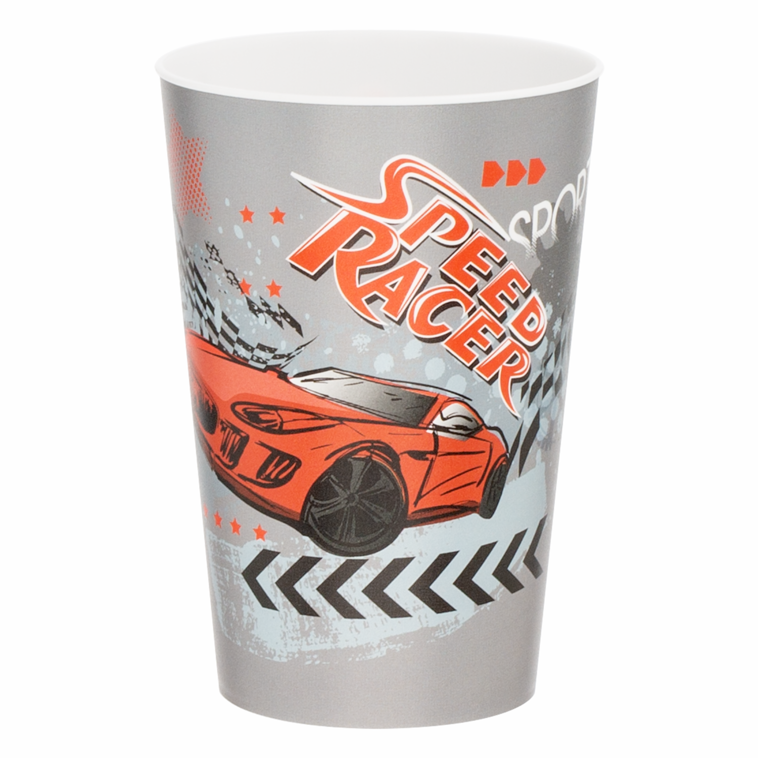 Vaso Plástico Carro Rojo HEREVIN 340 CC - Imagen 2