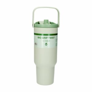 Vaso Termico Con Agarradera Big Grip Twist Menta HY3 1200 Ml