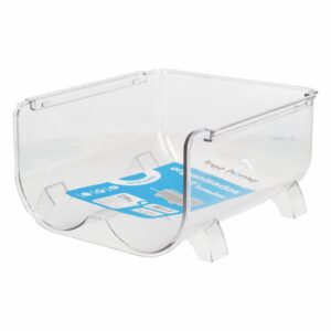 Organizador De Nevera 2 Botellas Transparente FREE HOME 21X20X10.5 Cm