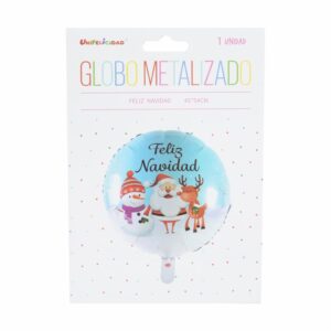 Globo Metalizado Feliz Navidad UNIFELICIDAD 45 Cm x 54 Cm