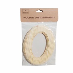 Letra De Madera O BABY CRAFT 15X 6 Cm