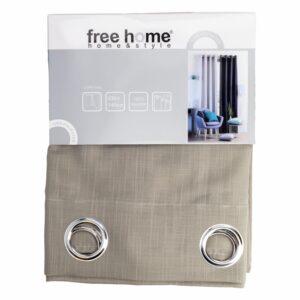 Visillo Gris Bambo FREE HOME 230X140 CM