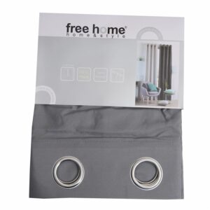 Cortina Ámbar Gris Claro FREE HOME 210X115 Cm