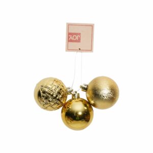 Bombillos Dorado Set JOY X 3 Piezas